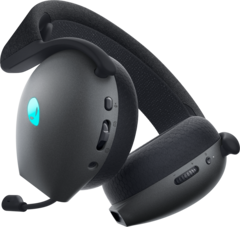 L'Alienware AW720H offre connettività wireless a 2,4 GHz e cablata a 3,5 mm. (Fonte: Dell)