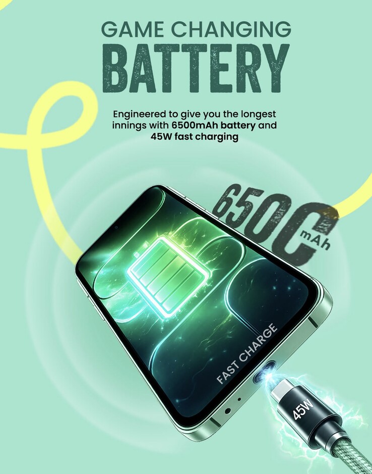 Tecno Pop X 5G vanta una batteria da 6.500 mAh 