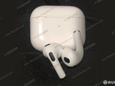 Questo è, apparentemente, l'aspetto degli AirPods 3. (Fonte: 52Audio)