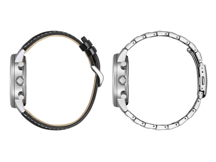 I nuovi orologi CA472 hanno un mix di cinturini in pelle e metallo. (Fonte: Citizen)