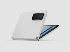 Il Microsoft Surface Duo 2 dovrebbe avere un grande alloggiamento per la fotocamera posteriore, rispecchiando molti altri smartphone moderni. (Fonte: Jonas Daehnert &amp;amp; Windows United)