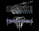 I loghi di Final Fantasy 7 Remake e Kingdom Hearts (Fonte: Square Enix, Disney con modifiche)