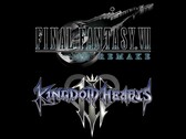 I loghi di Final Fantasy 7 Remake e Kingdom Hearts (Fonte: Square Enix, Disney con modifiche)