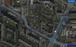 GPS test – Garmin Edge 520: Percorso attraverso un ponte
