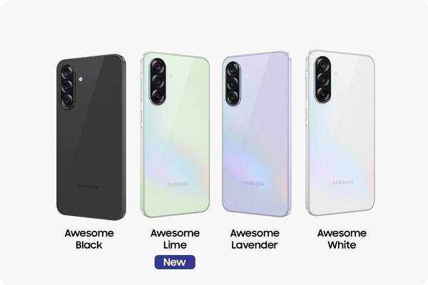 Galaxy A36 è ora disponibile in un nuovo colore in edizione limitata Awesome Lime (fonte: Samsung)