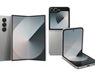Samsung Galaxy Z Fold6 (sinistra) e Z Flip6 (destra). (Fonte immagine: Amazon)