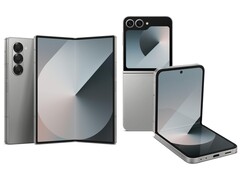 Samsung Galaxy Z Fold6 (sinistra) e Z Flip6 (destra). (Fonte immagine: Amazon)