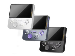 GameMT E5 Ultra è un insolito palmare di gioco retrò con un alloggiamento molto più largo e corto rispetto alla maggior parte degli altri. (Fonte: GameMT)