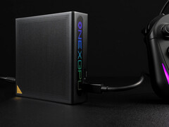 In Cyberpunk 2077, la USB4 v2 aveva circa il 25% di vantaggio sul suo predecessore. Nella foto: l&#039;eGPU OneXGPU Lite. (Fonte: ETA Prime)