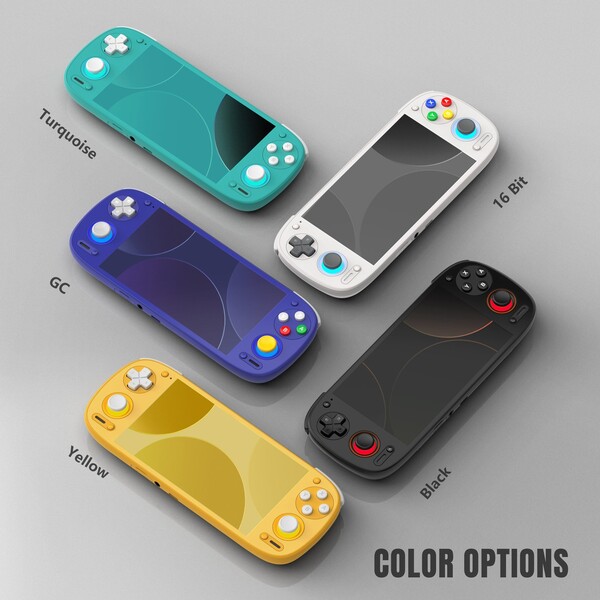 Due dei colori di Retroid Pocket G2 sono stati presi in prestito da Nintendo Switch Lite. (Fonte: Retroid)