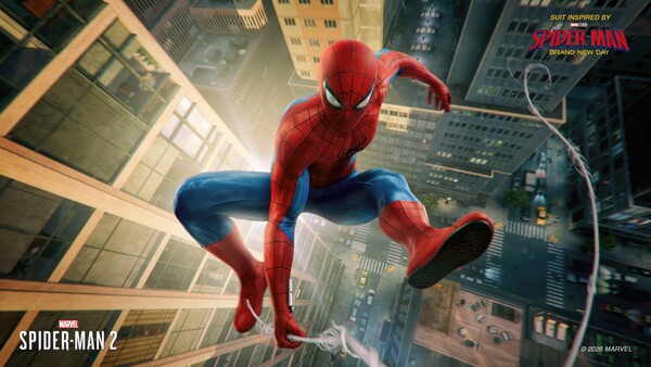 Il costume «Fresh Start» di Spider-Man indossato da Peter Parker in Spider-Man 2.