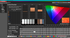 ColorChecker prima della calibrazione