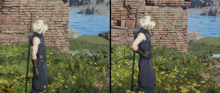 PS5 e PS5 Pro di Sony in modalità performance: una differenza di qualità davvero notevole. (Fonte: Digital Foundry via YouTube)
