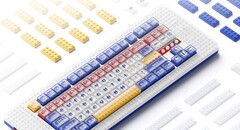 Questa tastiera TKL è compatibile con i pezzi Lego. (Fonte: MelGeek)