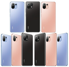 Xiaomi Mi 11 Lite press renders, Xiaomi batte Samsung in Europa Q2 2021 (Fonte: Xiaomi)