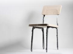 Non elegante, ma stampata: una sedia. (Fonte: MIT Self-Assembly Lab)