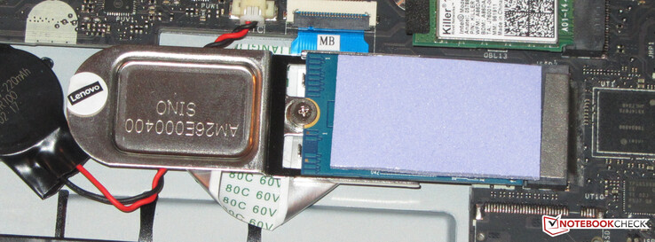 Il dispositivo monta un SSD come supporto primario di archiviazione