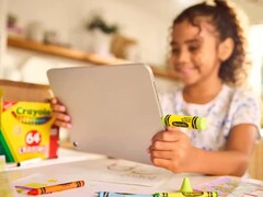 L'unità flash SanDisk Crayola USB-C è compatibile con un'ampia gamma di dispositivi, compresi i tablet. (Fonte: SanDisk)