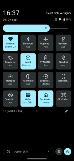 Sony Xperia 10 VIII: Impostazioni rapide