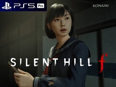 Banner di Silent Hill f con logo PS5 Pro potenziato (Fonte: Konami, Sony PlayStation con modifiche)