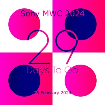 Poster dell'evento Sony MWC 2024 (Fonte: @InsiderSony)