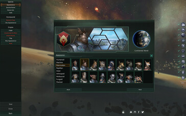 Nella foto: Una schermata di gameplay di Stellaris.