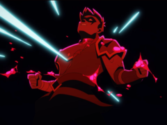 Sworn ha un combattimento molto simile a quello di Hades - la differenza chiave è che supporta il multiplayer. Nella foto, una schermata del trailer del gioco. (Fonte: PlayStation/YouTube)