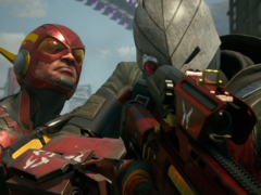 Il clone di Flash si avvicina a Deadshot in Suicide Squad: Uccidi la Justice League (fonte immagine: SteamDB)