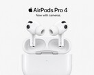 Rendering generato dall’intelligenza artificiale degli AirPods Pro 4 con fotocamere.