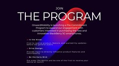 L'ultimo annuncio di OnwardMobility. (Fonte: OnwardMobility)