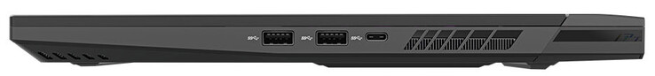 Lato destro: 2x USB 3.2 Gen 2 (USB-A), 1x USB 3.2 Gen 2 (USB-C)