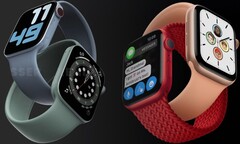 Apple Watch Series 7 concept vs. Apple Watch Series 6 design. (Fonte: Jon Prosser/Apple - modificato)