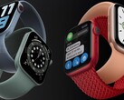 Apple Watch Series 7 concept vs. Apple Watch Series 6 design. (Fonte: Jon Prosser/Apple - modificato)