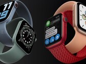 Apple Watch Series 7 concept vs. Apple Watch Series 6 design. (Fonte: Jon Prosser/Apple - modificato)