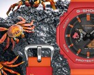 Gli orologi della collaborazione Galápagos x G-Shock di Casio (nella foto GA-B2100DF-4A) stanno per arrivare nel Regno Unito. (Fonte: Casio)
