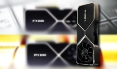 La Nvidia GeForce RTX 3080 Ti colma il divario tra la RTX 3080 e la RTX 3090. (Fonte immagine: Nvidia - modificato)