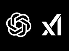 I loghi ufficiali di OpenAI e xAI (Fonte: xAI e OpenAI; modifica)