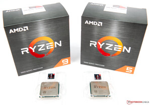 AMD Ryzen 9 5950X e AMD Ryzen 5 5600X