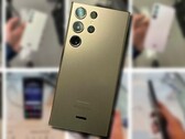 Il Samsung Galaxy S23 Ultra ha un aspetto particolarmente pregiato in un'accattivante colorazione Botanic Green. (Fonte: Reddit &amp; @DylanXitton - modificato)