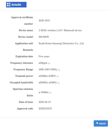 I dispositivi Samsung avvistati nel database MIIT (Source: MIIT via MySmartPrice)