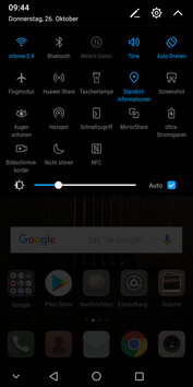 Huawei Mate 10 Pro: menu avvio rapido