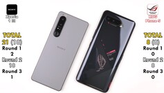 Sony Xperia 1 III contro Asus ROG Phone 5. (Fonte: TechNick)