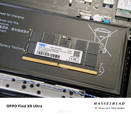 Il modulo SODIMM DDR5 TWSC presente nel 7000X