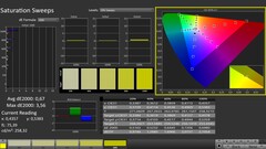 CalMAN: Saturazione (calibrata)