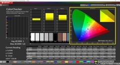 CalMAN ColorChecker calibrato