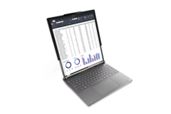 Lo schermo arrotolabile è divertente e pratico, ma ha sicuramente i suoi svantaggi (Fonte: Lenovo)