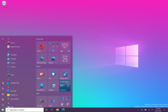 Menu Start traslucido di Windows 10 (Fonte: Microsoft)