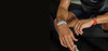 Il cinturino Amazfit Helio bianco/grigio. (Fonte: Amazfit)