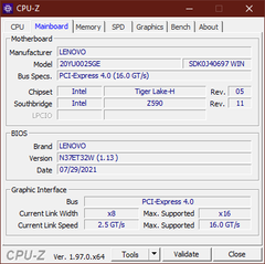 Scheda madre CPU-Z