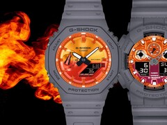 Gli orologi Casio G-Shock Flame Inside sono stati presentati in Giappone. (Fonte: Casio)